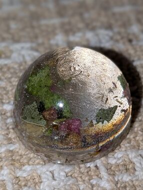 Little Handmade Plant & Floral Resin Sphere